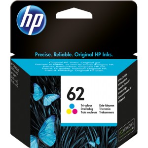 HP 62 TRICOLOR ORIGINAL PARA LA IMPRESORA Cartouches d'encre HP Officejet 5746 e-All-in-One