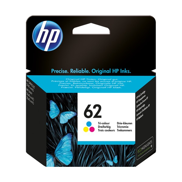 HP 62 TRICOLORE ORIGINAL HP 62 TRICOLORE ORIGINAL