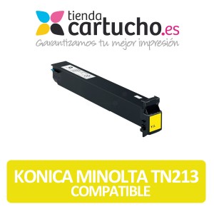 Toner Konica Minolta TN213 Amarillo compatible PARA LA IMPRESORA Cartouches Konica Minolta Bizhub C253