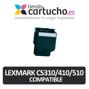 Toner Lexmark CS310/CS41/CS510 negro compatible PERTENENCIENTE A LA REFERENCIA Cartouches Lexmark CS310/CS410/CS510 compatible