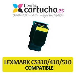 Toner Lexmark CS310/CS41/CS510 amarillo compatible PERTENENCIENTE A LA REFERENCIA Cartouches Lexmark CS310/CS410/CS510 compatible