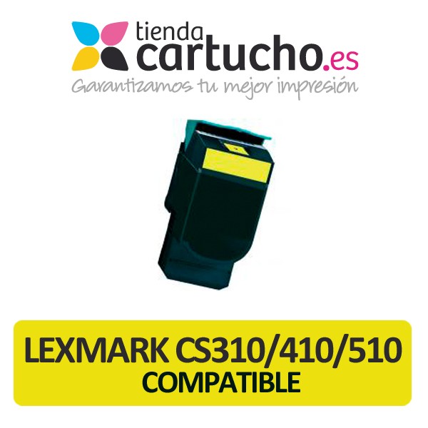Toner Lexmark CS310/CS41/CS510 jaune compatible Toner Lexmark CS310/CS41/CS510 jaune compatible