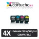 Pack 4 Toner Lexmark CS310/CS41/CS510 compatibles (Elija Colores)