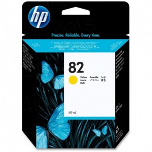 HP 82 AMARILLO TINTA ORIGINAL PARA LA IMPRESORA Cartouches d'encre HP DesignJet 500/500 PS Plus