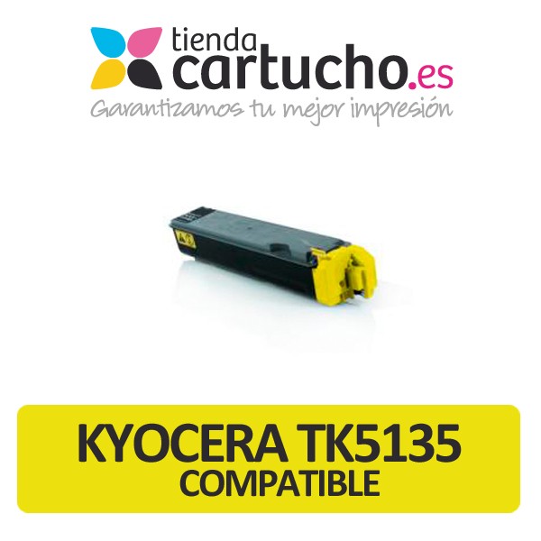 CARTOUCHE DE TONER KYOCERA TK-5135 JAUNE COMPATIBLE CARTOUCHE DE TONER KYOCERA TK-5135 JAUNE COMPATIBLE
