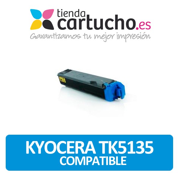 CARTOUCHE DE TONER KYOCERA TK-5135 CYAN COMPATIBLE CARTOUCHE DE TONER KYOCERA TK-5135 CYAN COMPATIBLE