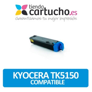 CARTUCHO DE TONER KYOCERA TK-5150 CYAN COMPATIBLE PARA LA IMPRESORA Toner Kyocera ECOSYS P6035CIDN