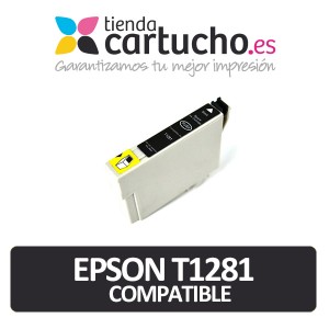 CARTUCHO COMPATIBLE EPSON T1281 NEGRO C13T12814010 PARA LA IMPRESORA Cartouches d'encre Epson Stylus SX130