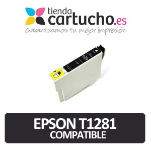 CARTUCHO COMPATIBLE EPSON T1281 NEGRO C13T12814010 PERTENENCIENTE A LA REFERENCIA Encre Epson T1281/2/3/4