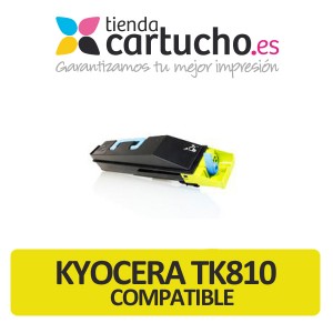 CARTUCHO DE TONER KYOCERA TK-810/TK-811 AMARILLO COMPATIBLE PARA LA IMPRESORA Toner Kyocera FS-C8026N