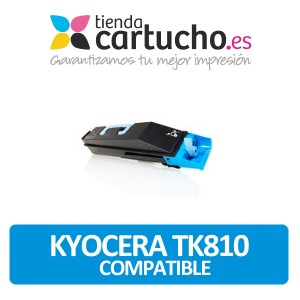 CARTUCHO DE TONER KYOCERA TK-810/TK-811 CYAN COMPATIBLE PARA LA IMPRESORA Toner Kyocera FS-C8026N