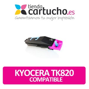 CARTUCHO DE TONER KYOCERA TK-820/TK-821 MAGENTA COMPATIBLE PARA LA IMPRESORA Toner Kyocera FS-C8100N