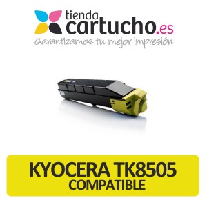 CARTUCHO DE TONER KYOCERA TK-8505/TK-8507 AMARILLO COMPATIBLE PERTENENCIENTE A LA REFERENCIA Toner Kyocera TK8505/TK8507