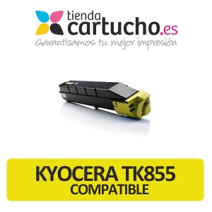 CARTUCHO DE TONER KYOCERA TK-855 AMARILLO COMPATIBLE PERTENENCIENTE A LA REFERENCIA Toner Kyocera TK855