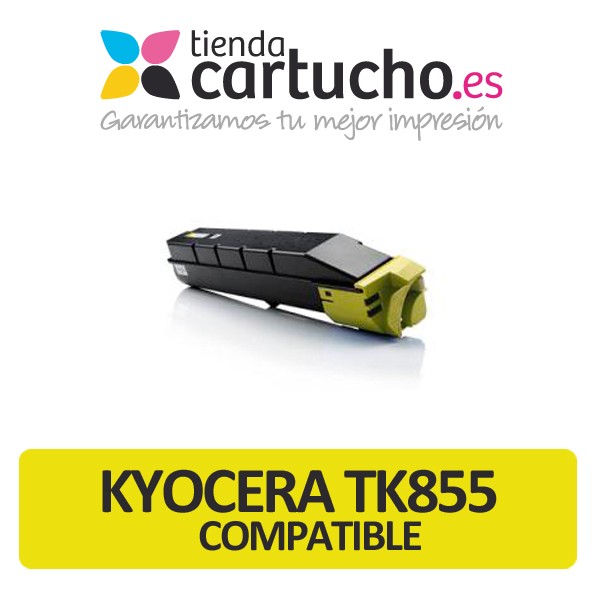 CARTOUCHE DE TONER KYOCERA TK-855 JAUNE COMPATIBLE CARTOUCHE DE TONER KYOCERA TK-855 JAUNE COMPATIBLE