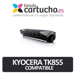 CARTUCHO DE TONER KYOCERA TK-855 NEGRO COMPATIBLE PERTENENCIENTE A LA REFERENCIA Toner Kyocera TK855