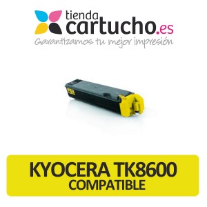 CARTUCHO DE TONER KYOCERA TK-8600 AMARILLO COMPATIBLE PARA LA IMPRESORA Toner Kyocera FS-C8600DN