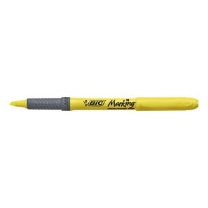 BIC MARCADOR FLUORESCENTE AMARILLO PUNTA BISELADA 1,6-3,3 mm.