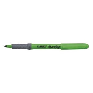 BIC MARCADOR FLUORESCENTE VERDE PUNTA BISELADA 1,6-3,3 mm.