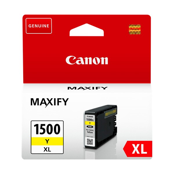 Canon PGI-1500XL Jaune Cartouche De Encre Original grande capacité Canon PGI-1500XL Jaune Cartouche De Encre Original grande capacité