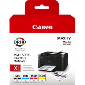 Canon PGI-1500XL Negro Cartucho De Tinta Original Alta Capacidad PARA LA IMPRESORA Canon Maxify MB 2350