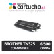 Toner NEGRO BROTHER TN 325 compatible, sustituye al toner original TN-325BK