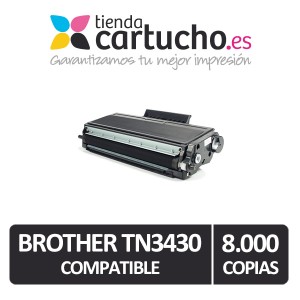 Toner Compatible TN3430 TN3480 de 8.000 páginas PARA LA IMPRESORA Toner imprimante Brother HL-L5100DNTT
