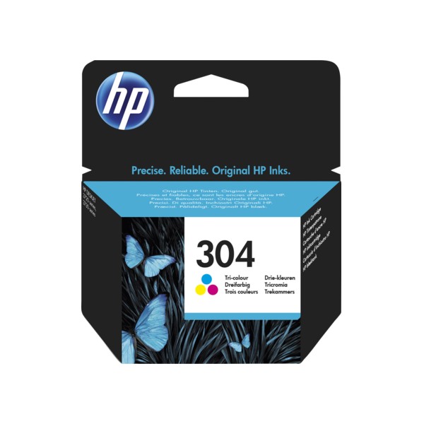 HP 304 Tricolore Encre Original HP 304 Tricolore Encre Original