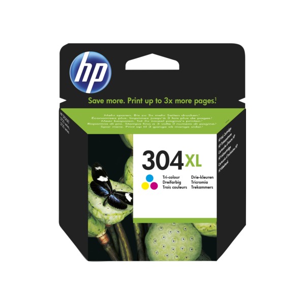 HP 304XL Tricolore Encre Original HP 304XL Tricolore Encre Original