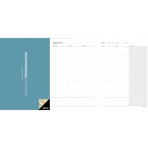 ADDITIO AGENDA DE PROGRAMACIÓN. Cuaderno del profesor. Formato A4. Con plan mensual y programación semanal.Calendario.