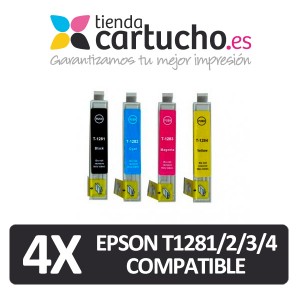 CARTUCHO COMPATIBLE EPSON T1281 NEGRO C13T12814010 PARA LA IMPRESORA Cartouches d'encre Epson Stylus SX130