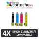 CARTUCHO COMPATIBLE EPSON T1281 NEGRO C13T12814010