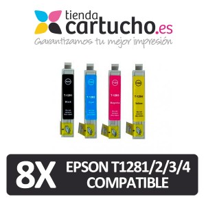 CARTUCHO COMPATIBLE EPSON T1281 NEGRO C13T12814010 PARA LA IMPRESORA Epson Stylus S 22