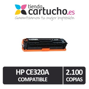 Toner NEGRO HP CE320A/128A compatible PARA LA IMPRESORA Toner HP Color Laserjet CP1521n