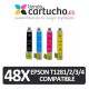 CARTUCHO COMPATIBLE EPSON T1281 NEGRO C13T12814010