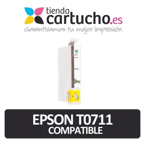 CARTUCHO COMPATIBLE EPSON T0711 PERTENENCIENTE A LA REFERENCIA Encre Epson T0711/2/3/4