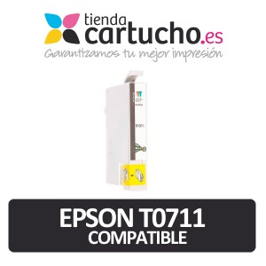 CARTUCHO COMPATIBLE EPSON T0711 PARA LA IMPRESORA Cartouches d'encre Epson Stylus SX218