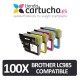 PACK 100 (ELIJA COLORES) CARTUCHOS COMPATIBLES BROTHER LC-985