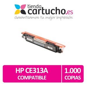 Toner NEGRO HP CE310/126A BK compatible, sustituye al toner original CE310 PARA LA IMPRESORA Toner HP Color Laserjet CP1025