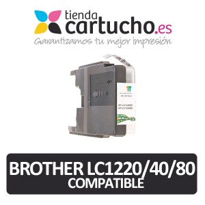 Brother LC1280 NEGRO Cartucho de tinta compatible, sustituye al cartucho original Brother LC-1280BK PERTENENCIENTE A LA REFERENCIA Encre Brother LC-1280