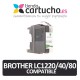 Brother LC1280 NEGRO Cartucho de tinta compatible, sustituye al cartucho original Brother LC-1280BK