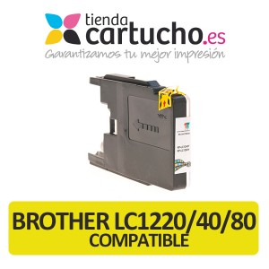 Brother LC1280 NEGRO Cartucho de tinta compatible, sustituye al cartucho original Brother LC-1280BK PARA LA IMPRESORA Cartouches d'encre Brother MFC-J625DW