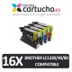 Brother PACK 4 LC1280 Cartucho de tinta compatible, sustituye al cartucho original Brother LC-1280