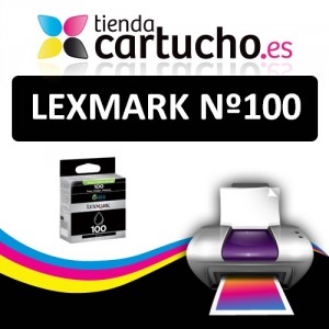 CARTUCHO COMPATIBLE NEGRO LEXMARK Nº 100 PERTENENCIENTE A LA REFERENCIA Cartouches Lexmark Nº 100