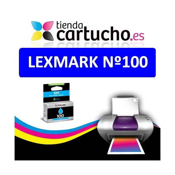 CARTOUCHE COMPATIBLE CYAN LEXMARK Nº 100/108 CARTOUCHE COMPATIBLE CYAN LEXMARK Nº 100/108