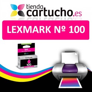 CARTUCHO COMPATIBLE NEGRO LEXMARK Nº 100 PERTENENCIENTE A LA REFERENCIA Cartouches Lexmark Nº 100