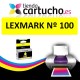 CARTUCHO COMPATIBLE NEGRO LEXMARK Nº 100