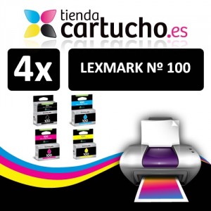 CARTUCHO COMPATIBLE NEGRO LEXMARK Nº 100 PERTENENCIENTE A LA REFERENCIA Cartouches Lexmark Nº 100