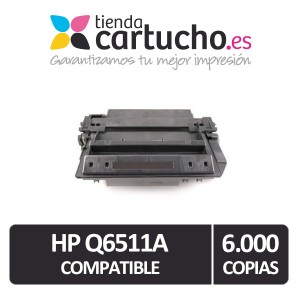 Toner HP Q6511X compatible, sustituye al toner original HP Q6511X PARA LA IMPRESORA Toner HP LaserJet 2430