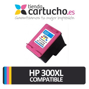 HP 300XL COLOR (18ml.) CARTUCHO COMPATIBLE (SUSTITUYE CARTUCHO ORIGINAL REF. CC644EE) PARA LA IMPRESORA Cartouches d'encre HP Deskjet F4450